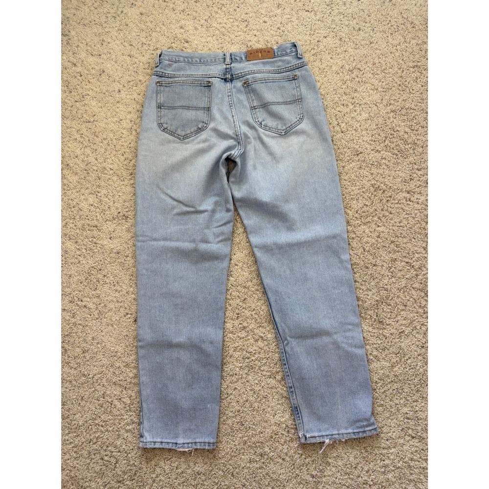 Riders Straight Leg Jeans 30 Light Wash Blue High Waisted Vintage Denim